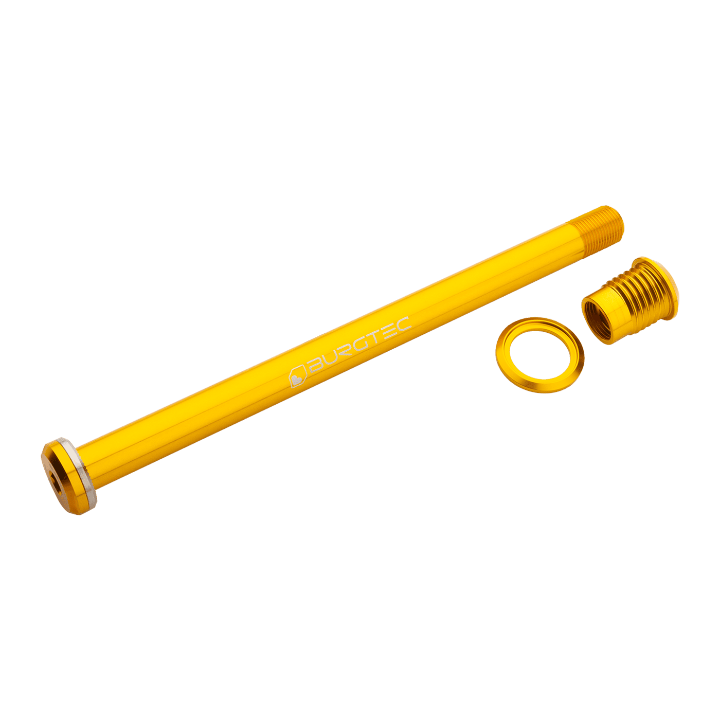 Burgtec Rear Axle - Santa Cruz 173.7mm, Burgtec Bullion Gold