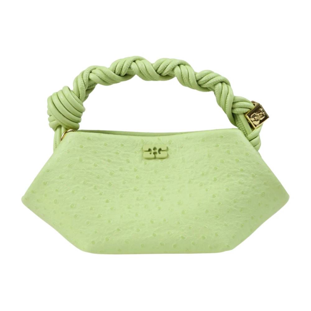 Ganni Mini Bou Taske - Tasker - Dame - Grøn - ONE SIZE - Uld