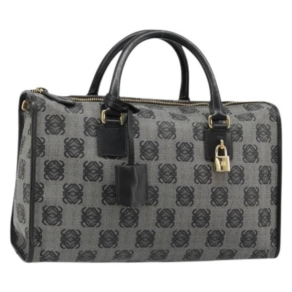 Loewe Pre-owned Pre-owned Hand Bag - Vintage - Dame - Grå - ONE SIZE - Uld