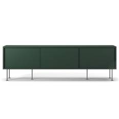 Decotique Vogue Mediabänk Med Ben 180 Cm Grön / Svart - Tv-bänkar & mediabänkar Mdf Grön - 193996-308810-308810