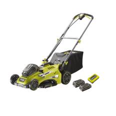 Ryobi plæneklipper  Max Power 46 cm m/batterier & lader