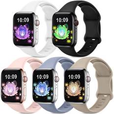 Kompatibilitet med 5-delt Apple Watch armbånd 38-45 mm Dame Herre