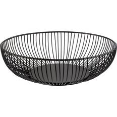 Westmark Brødkurv large, sort stål, Ø28 cm.