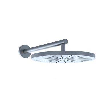 Vola rund hovedbruser Ø286 med 450 mm arm. - Natur messing