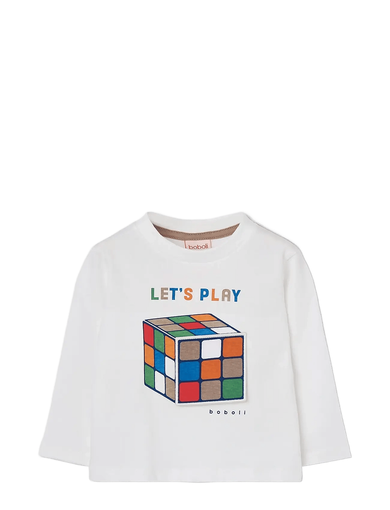 BOBOLI Knit T-Shirt For Boy -Bci | White | 86