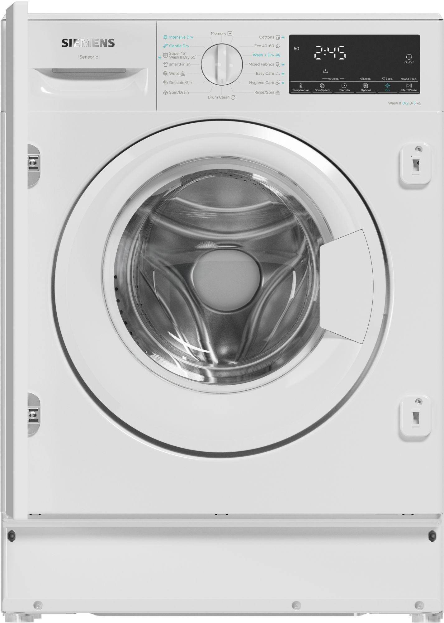 Siemens - WK14D490EU - iQ500, Kombinerad tvätt och tork, 8/5 kg