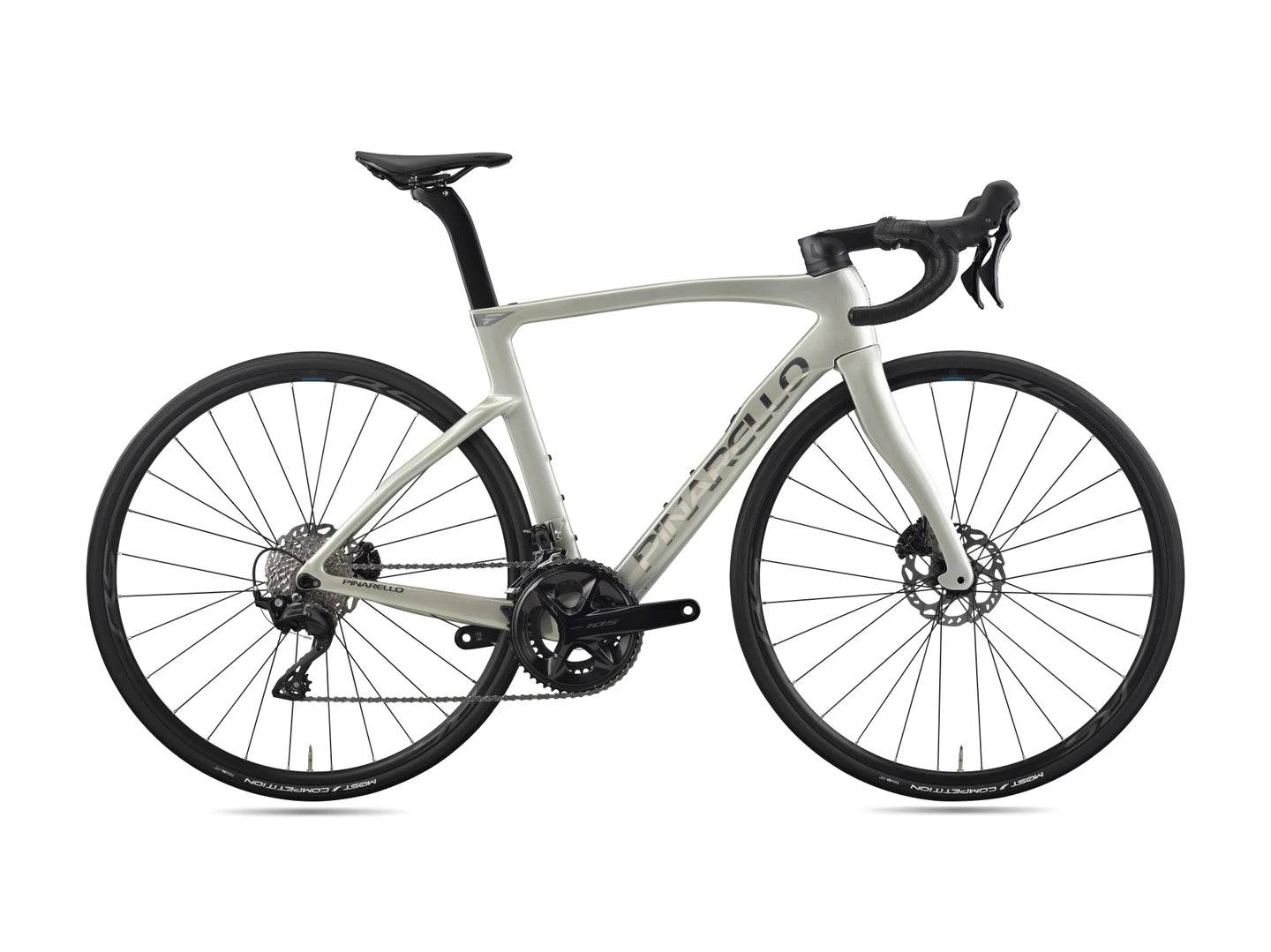 Pinarello F1 2026 - Shimano 105 2x12sp - Shimano 105 WH-RS710-C32 - 064 / 575 / Comet Silver (575)