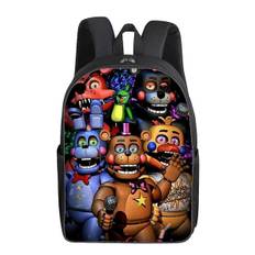 Five Night At Freddy Skolerygsæk 3d Print Fnaf Skoletaske Tegnefilm Moderygsække Laptoptasker Studenttaske Skoletaske Gave[HK] 3- Perfet 3 40x28x16cm