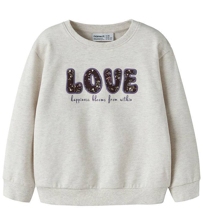 Name it Sweatshirt - NmfOclove - Peyote Melange - Name It - 1½ år (86) - Sweatshirt