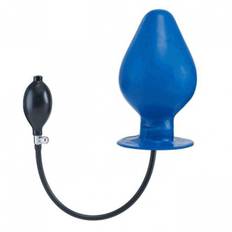 Mister B Inflatable Vortex Plug XL Blue, latex inflatable anal plug 20 x 5–12 cm