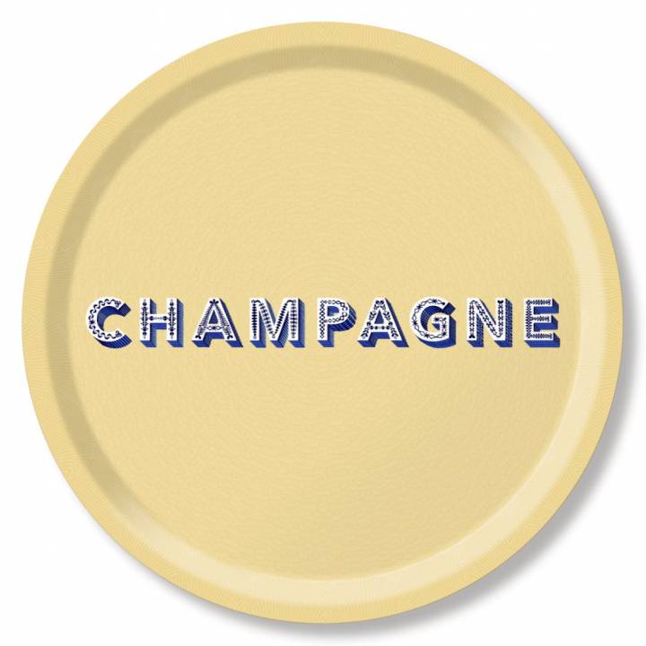 Champagne Bricka Ø 39 Cm - Cream