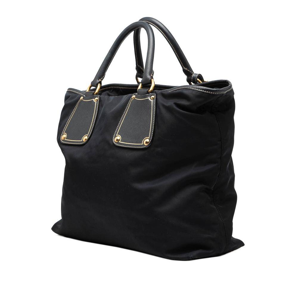 Prada Vintage Prada Tessuto L 31cm x W 34cm x D 13cm - Skuldertasker Nylon hos Magasin.