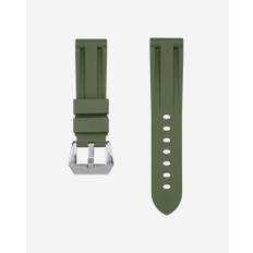 Universal FKM Rubber Watch Strap - 22mm & 24mm | Wristbuddys.com 22mm / Military Green