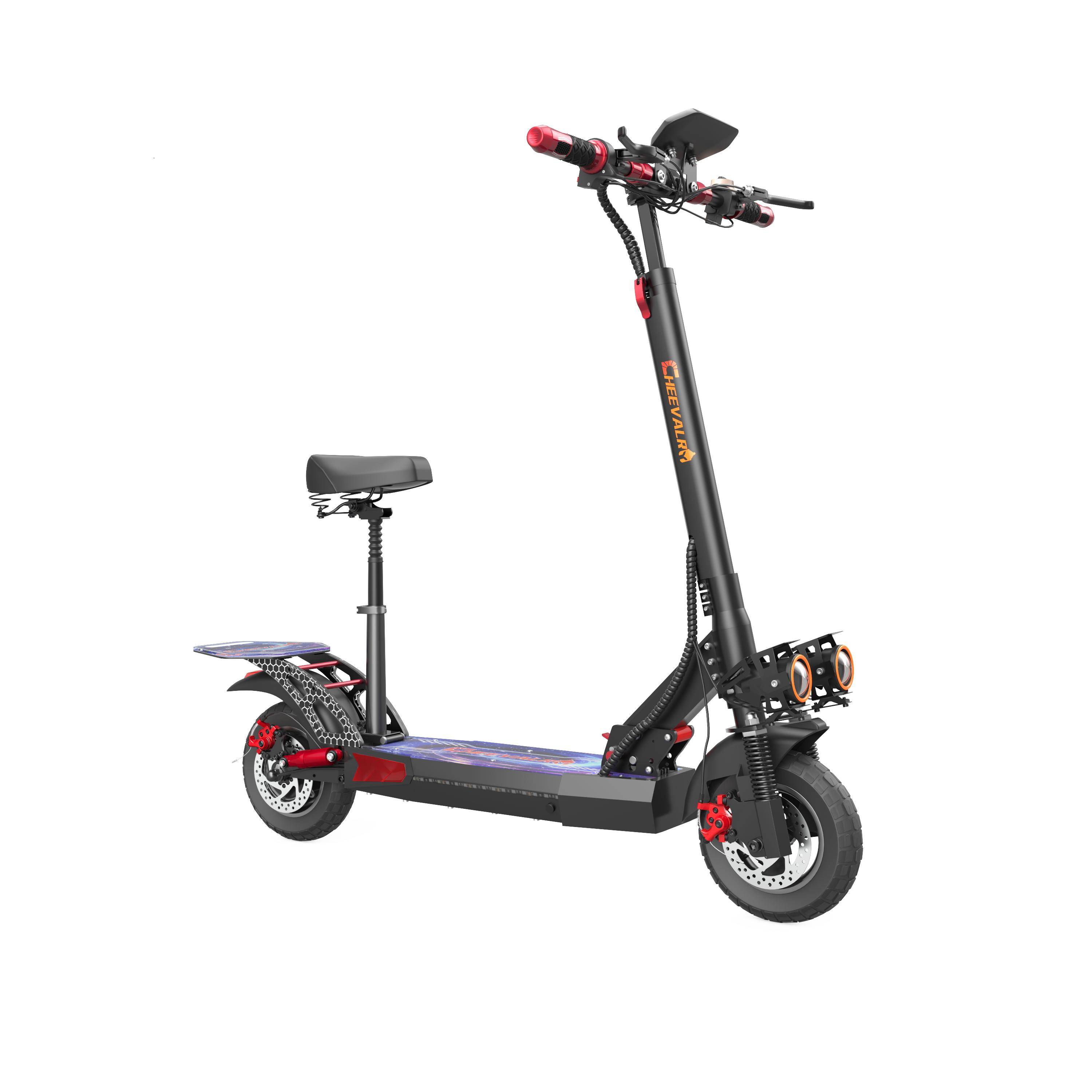 Cheevalry X9 Electric Scooter with 48V 18.6AH battery and NFC Anti-Theft Alarm