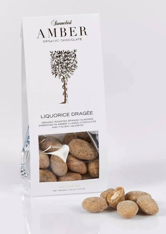 Summerbird Dragee Liquorice 100 gram.