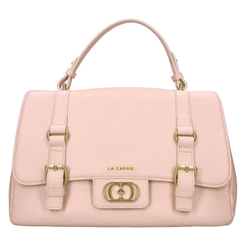 La Carrie Athena Leather Bag - Tasker - Dame - Lyserød - ONE SIZE - Uld
