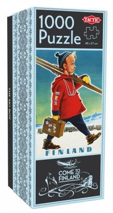 Tactic Puzzle Lovers Finland Ski-Boy 1000 bitar Default Title