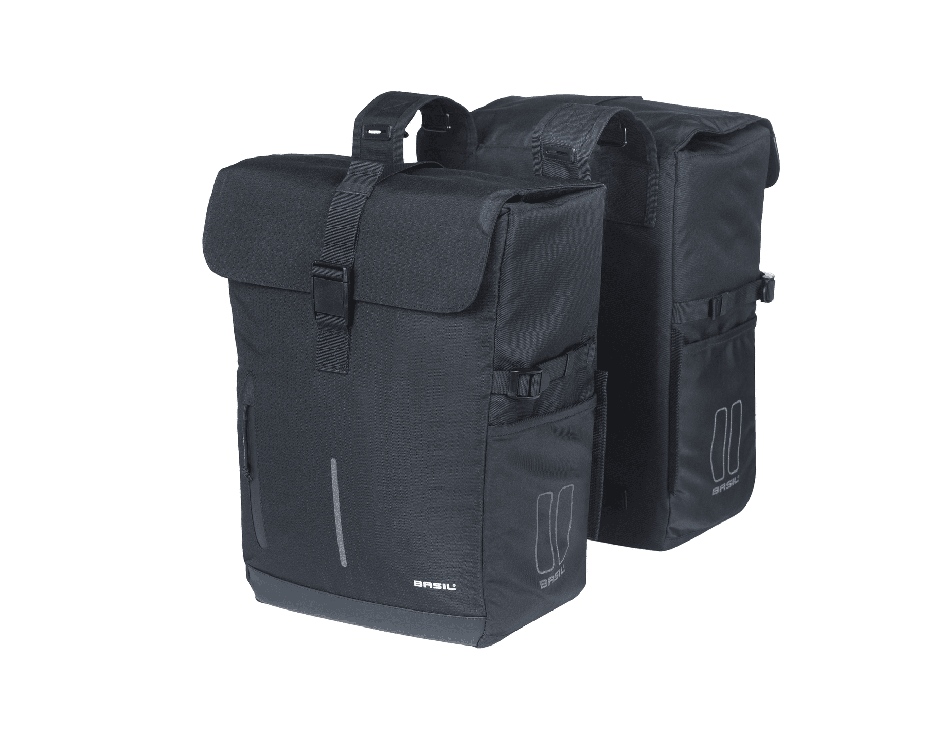 Basil Move Commuter Dobbelt Pannier 30L Brun MIK 2.0.