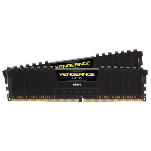 Corsair 16 GB (2 x 8 GB) DDR4 3200MHz CL16 Vengeance LPX Svart Bagge - Förväntad leverans: 9 arbetsdagar