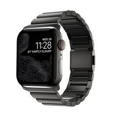 Nomad Steel Band Apple Watch 45mm Series 7 Graphite