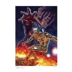 Marvel Art Print Galactus and the Silver Surfer 61 x 41 cm - unframed