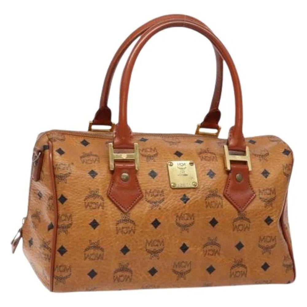 MCM Pre-owned Pre-owned Håndtaske - Vintage - Dame - Brun - ONE SIZE - Uld