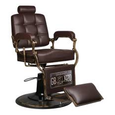 Barberstol Gabbiano Brun chef