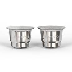Sopresta Återanvändbar Kaffekapsel i Stål för Nespresso - 2x Sopresta Kaffekapsel