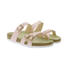 BIRKENSTOCK Franca Damen Pantoletten Made in Germany Sommer-Schuhe normale Breite Sandalen 1026458 Rosa