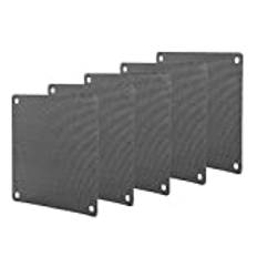 5st PC-dator Dammtät PVC-fläktöverdrag för 120mm * 120mm fläkt