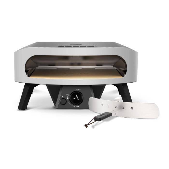 Gasugn för pizza - COZZE - 17 - 90432 - 8 kW - 60,5 x 60,5 x 30,5 cm - Upp till 450°C - Termometer ingår