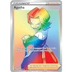 Titan Cards Agatha 210/198 Secret sällsynt Pokémon-kort (SWSH Chilling Reign) toppladdare