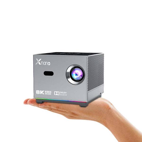 Högupplöst 4K-avkodning Bluetooth-projektor med ljuseffekter X3-2/16 [EU-standard] - Perfekt för hemmabio och presentationer