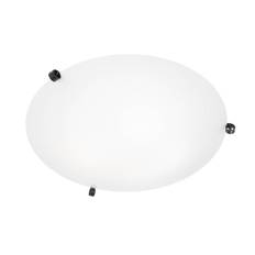Konsthantverk Ögla Ø450 plafond svart/vit