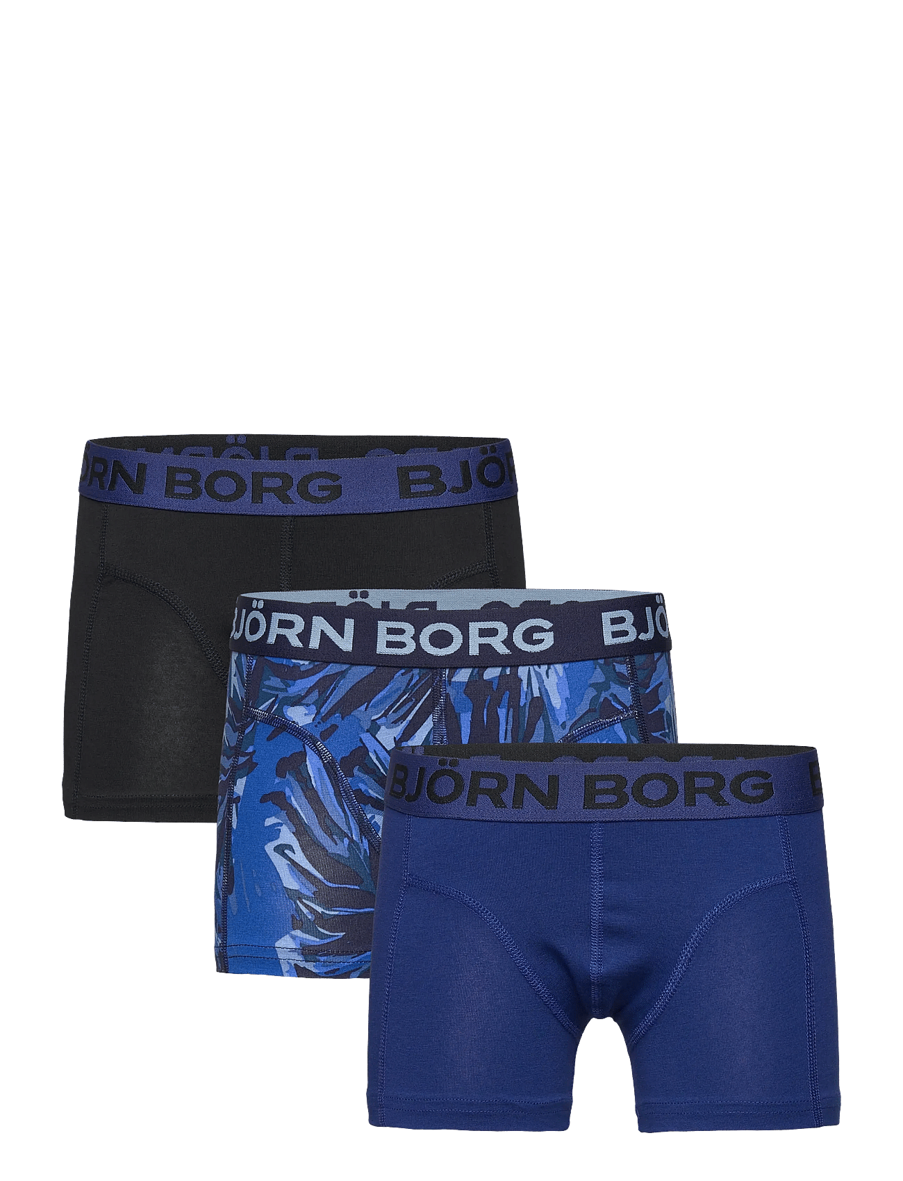 Björn Borg Cotton Stretch Boxer 3P - Navy - 110-116