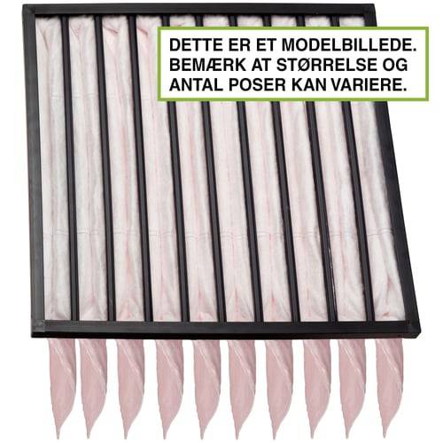 Danfilter Posefilter F7 til ventilation 592x490x360 10P