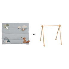 Moulin Roty - Aktivitetsstativ & Little Dutch Kravlegårdsmåtte - Bundle - Fri fragt og klar til levering - Prismatch