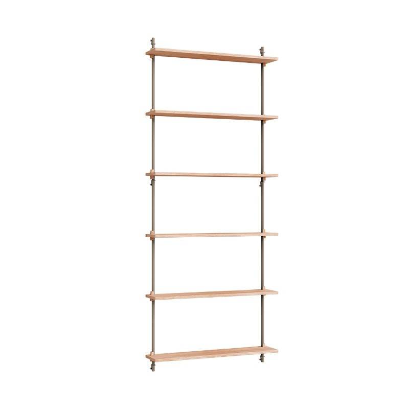 Moebe Wall Shelving Sæt - WS.200.1 Eg/Warm Grey