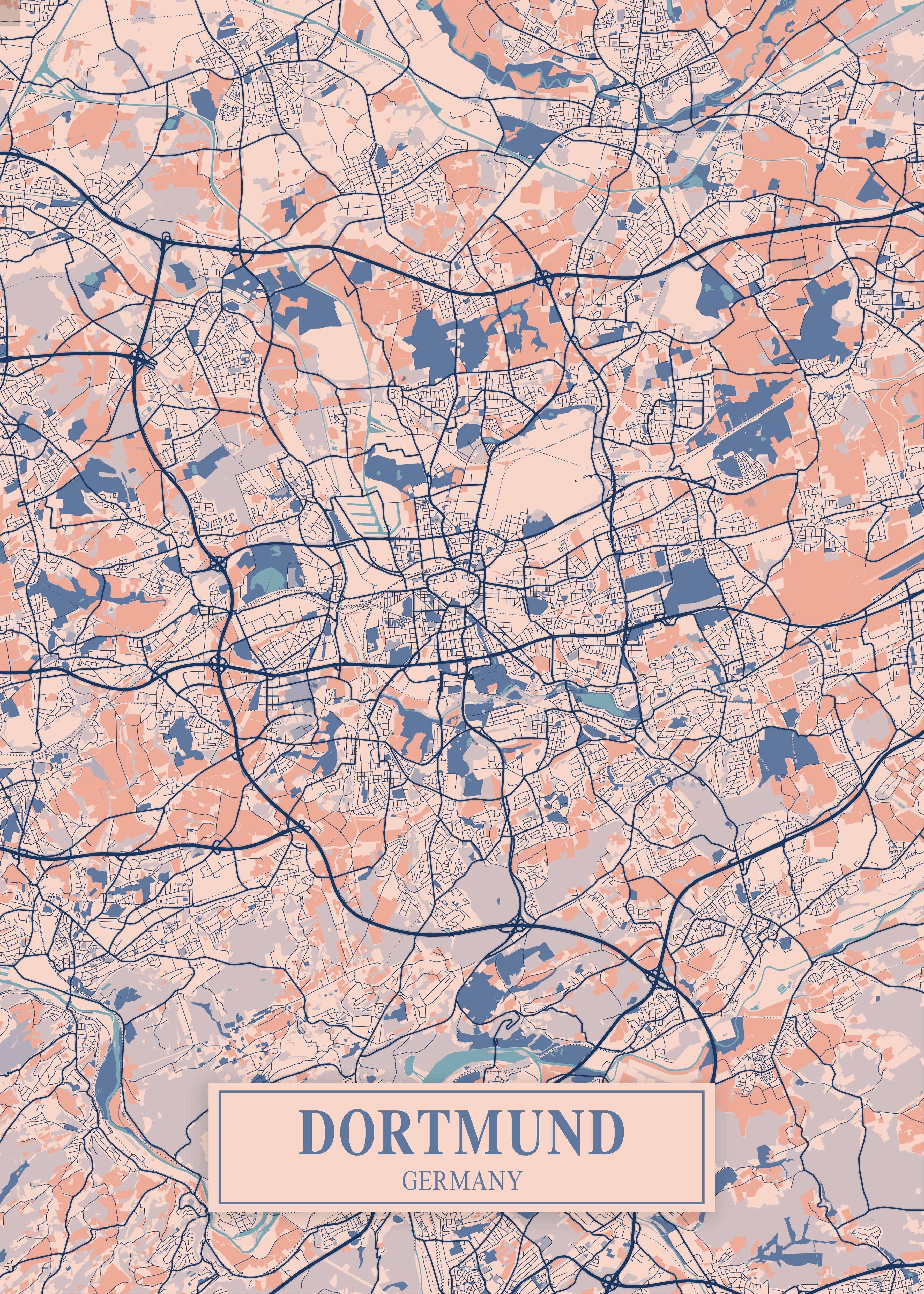 Dortmund Germany - 21x30 cm