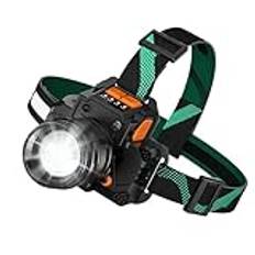 Led zoompannlampa | Uppladdningsbar pannlampa | campingpannlampa | Uppladdningsbar LED-pannlampa | Vattentät pannlampa | Bärbara uppladdningsbara LED-pannlampor med rörelsesensor strålkastare för