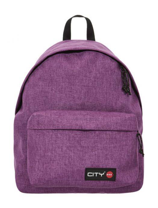 City rygs&aelig;k, violet melange