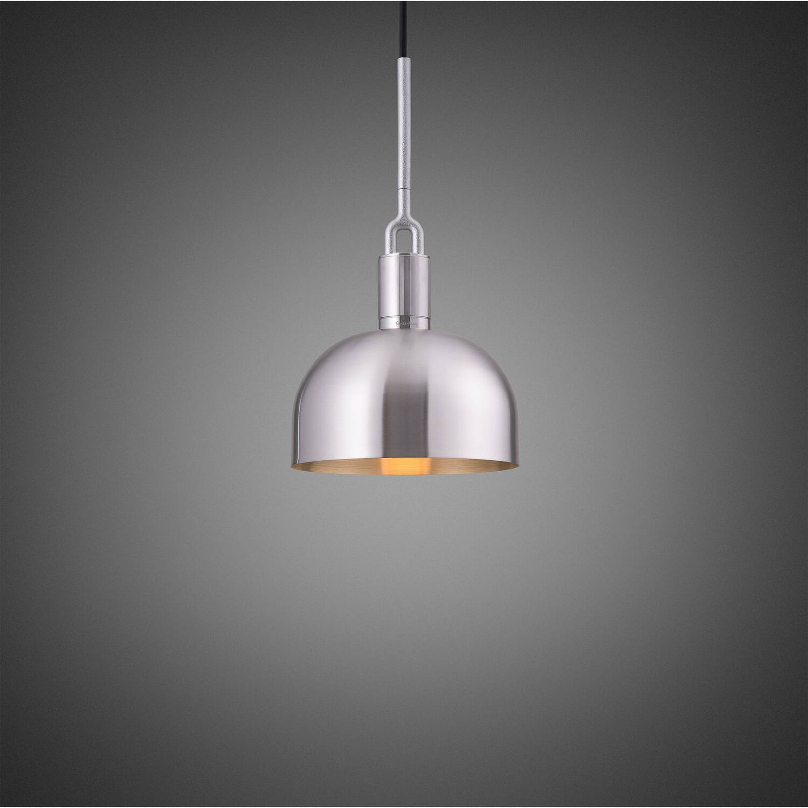 Buster + Punch Pendellampa Forked, dimbar, Aluminium / grå / zink, Vardagsrum / matsal, Metall