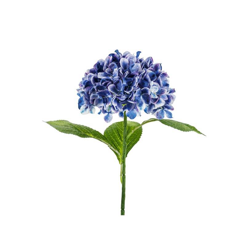 Kunstig Premium Hortensia Blomst Marineblå