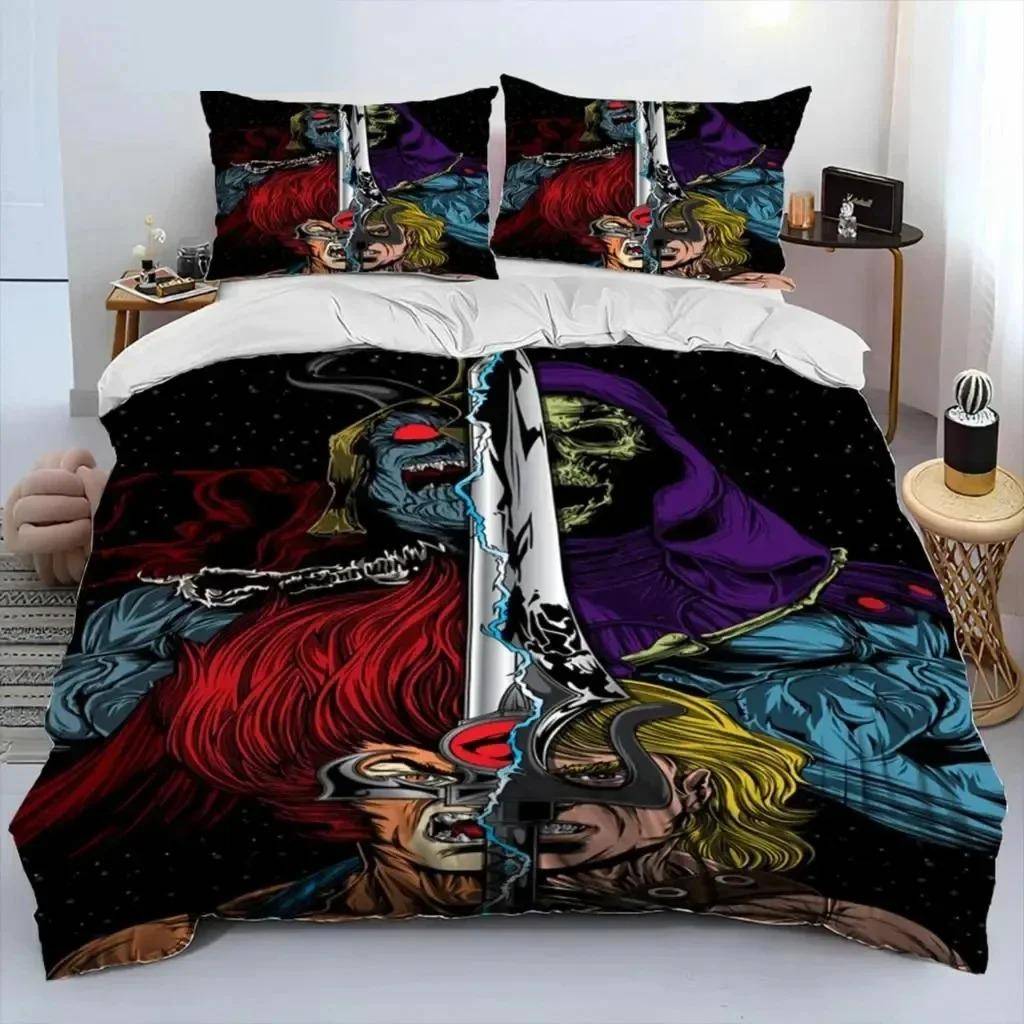 He Man The Masters Of The Universe Sängset Pojkar Flickor Twin Queen Size Påslakan Örngott Säng Barn Vuxen US Twin 173x218cm