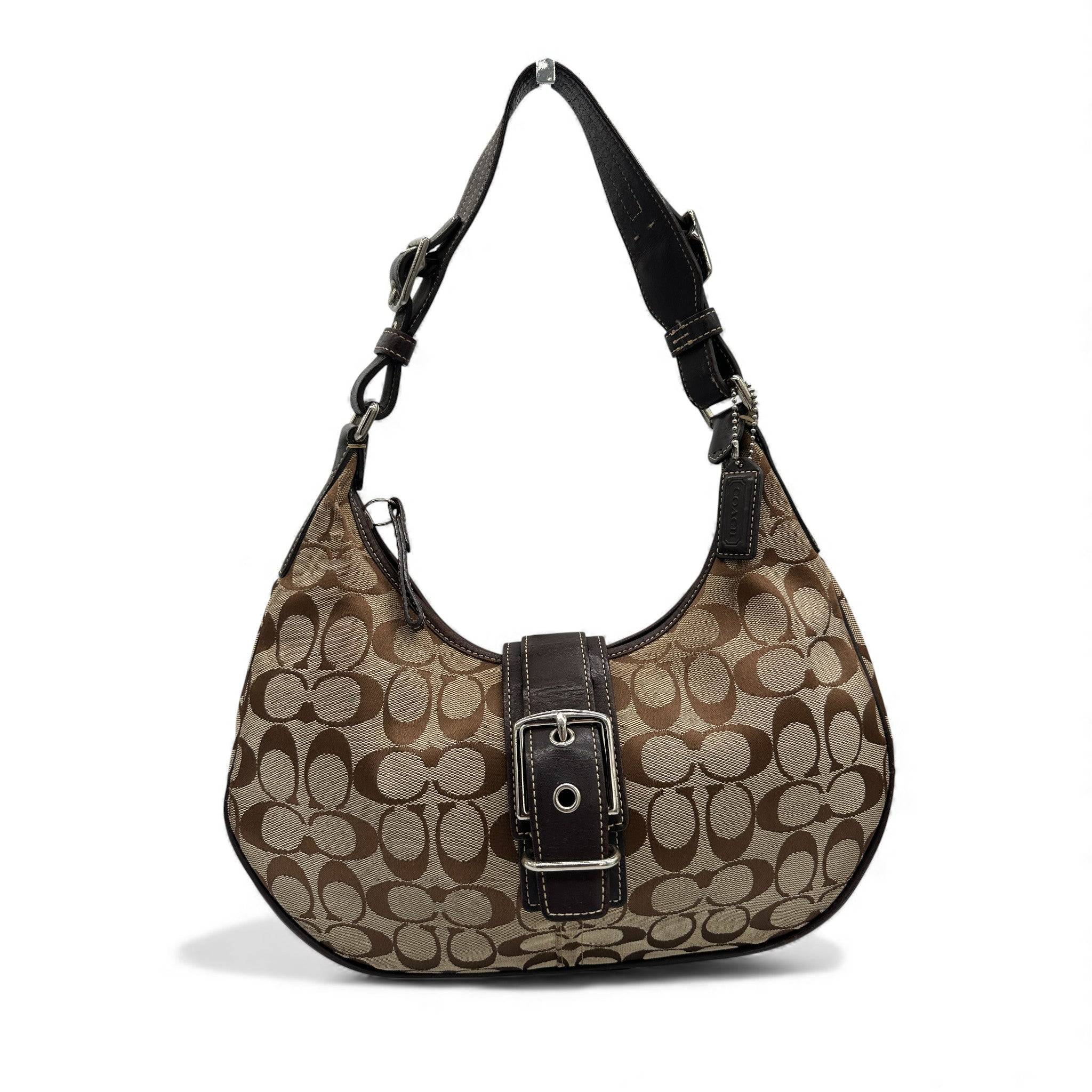 Vintage Coach 6363 Crescent Soho Buckle Shoulder Bag