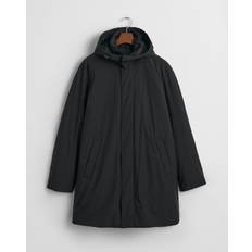 Mens Padded Car Coat with Detachable Hood