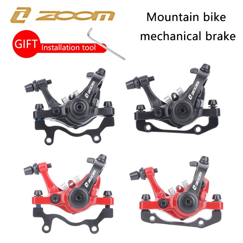 ZOOM DB680 Bicycle Brakes Mtb Mechanical Disc Brake Set For Mountain Bike Electric Scooter Caliper With Rotor 160mm Cycling