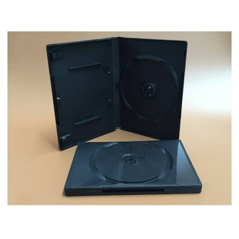2x Blu-ray Skivfodral Mjuk Plast - 1 skiva svart