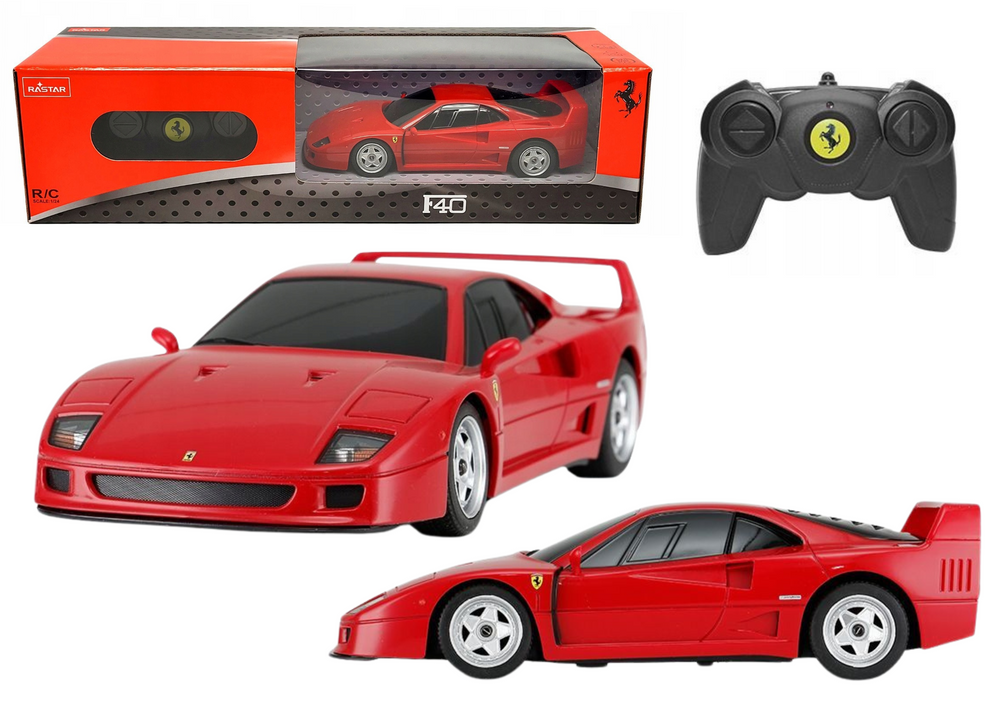 Fjärrkontroll Sportbil 1:24 Skala Röd Ferrari F40