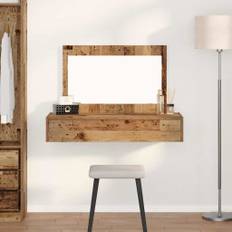 vidaXL Klædeskab med skuffe Brun 100 x 40 x 70 cm Konstrueret træ